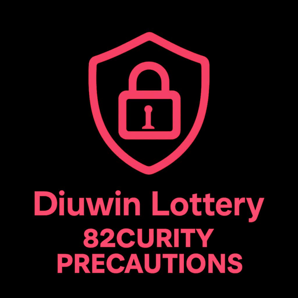 Icon representing Diuwin Lottery security precautions.