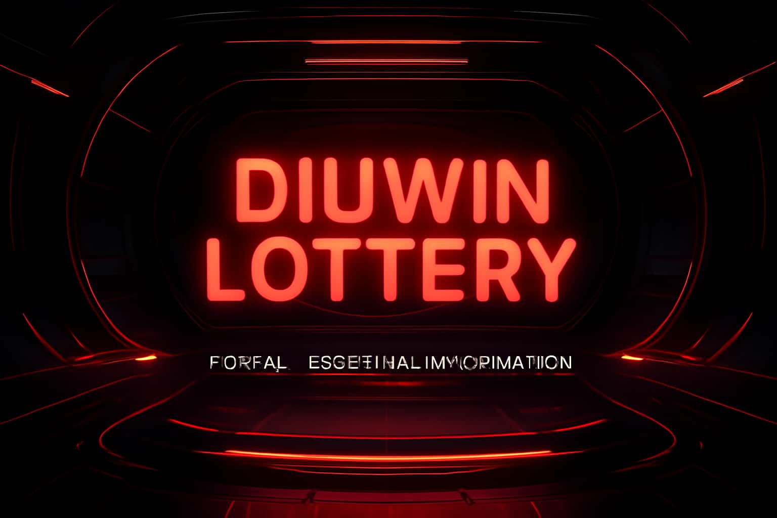 Futuristic lottery background