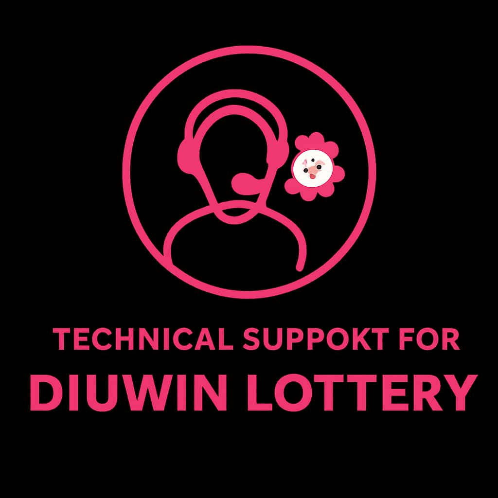 Icon representing technical support for Diuwin Lottery.